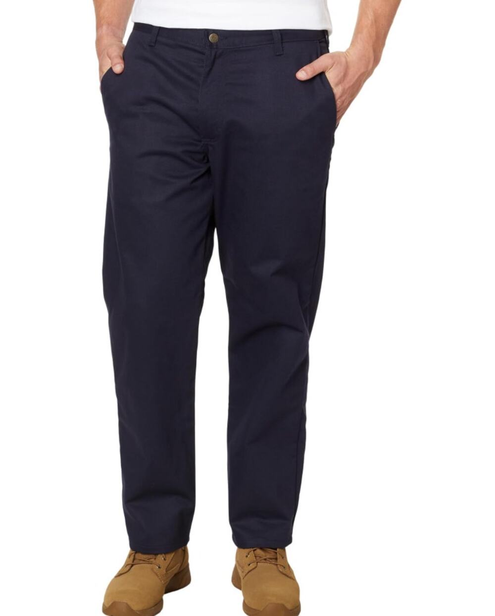TYNDALE Mens FR CAT2 Industrial Work Pants 34x32 Dark Navy Blue Straight NWOT